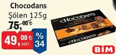 ŞÖLEN CHOCODAN'S ÇİKOLATA 125 G